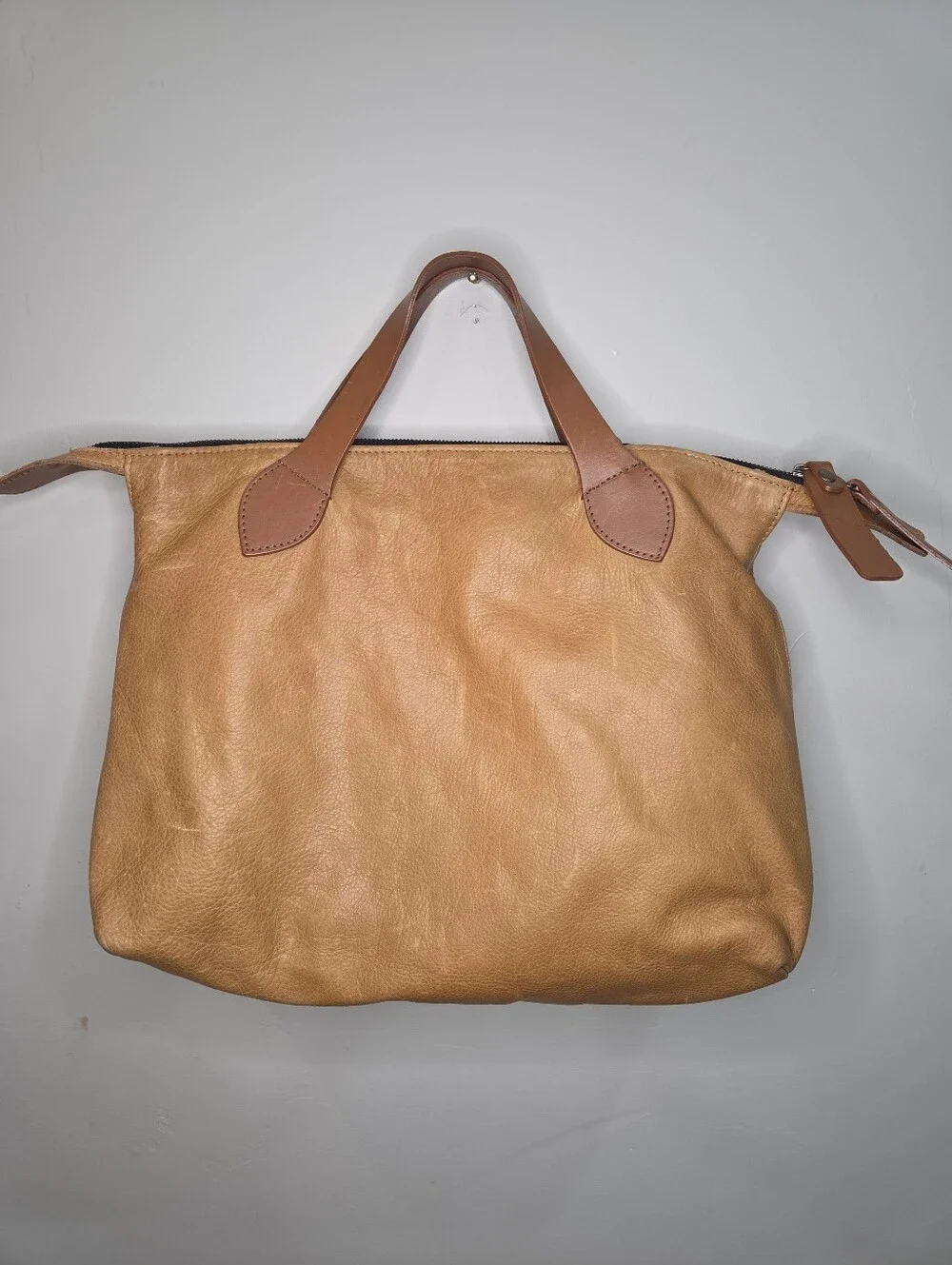 Parker Thatch Heritage Charlie Tan Leather Handbag 